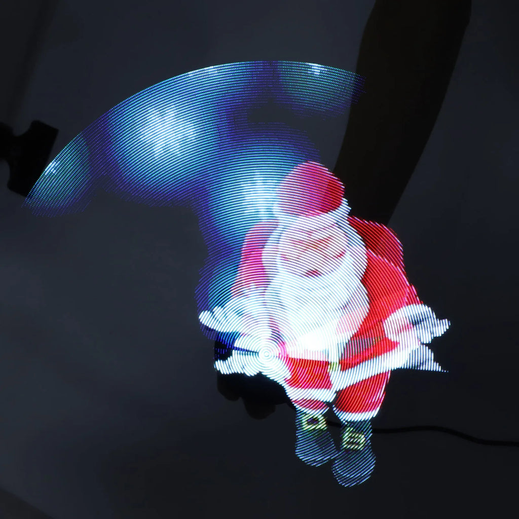 3D Hologram Fan 224 LED Light Beads
